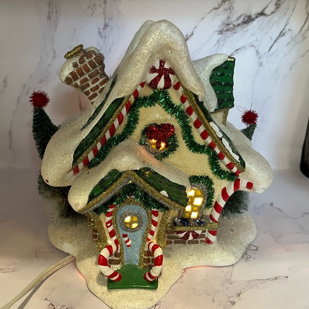 Department 56 vintage light up gingerbread house